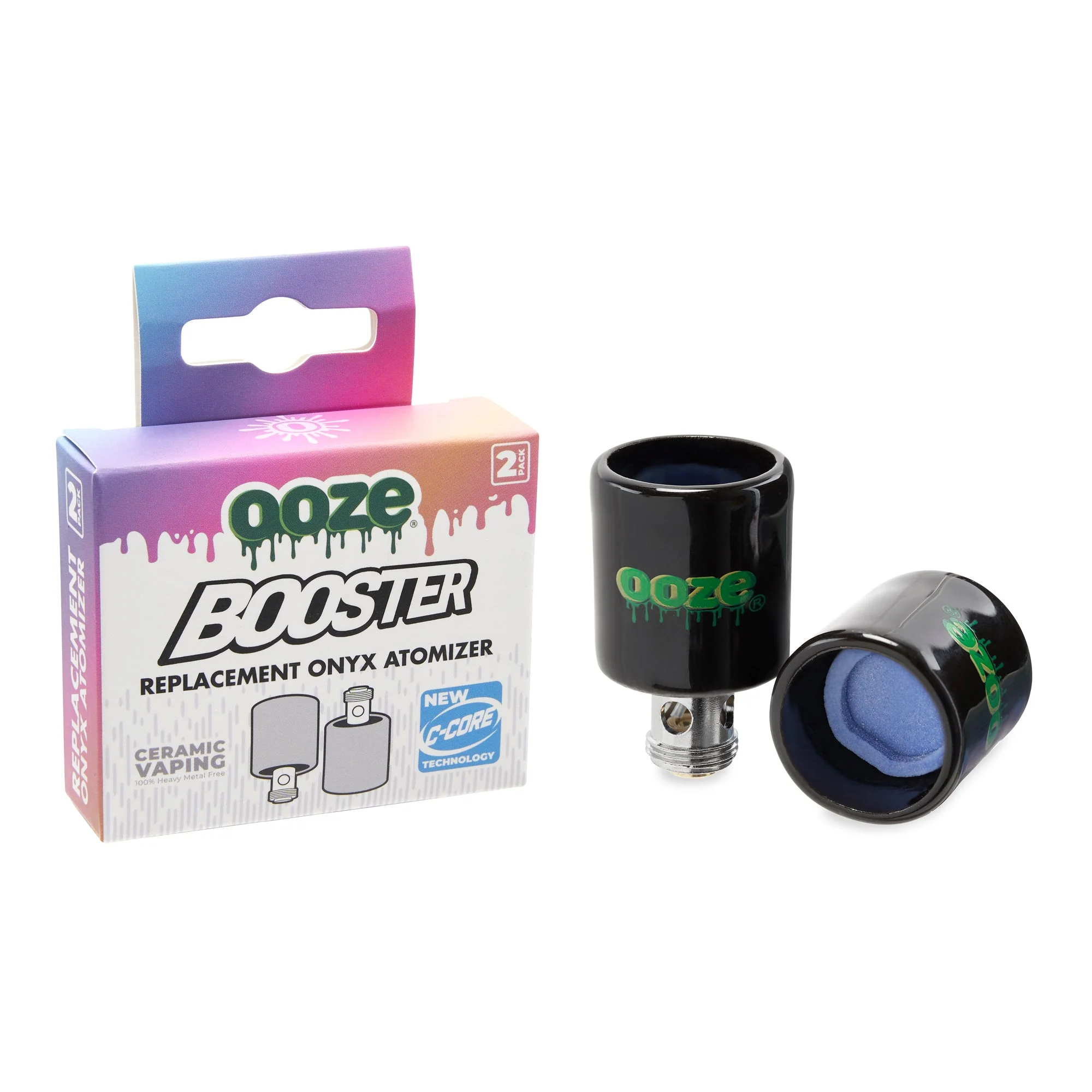 Ooze Booster Replacement Onyx Atomizer 2-Pack