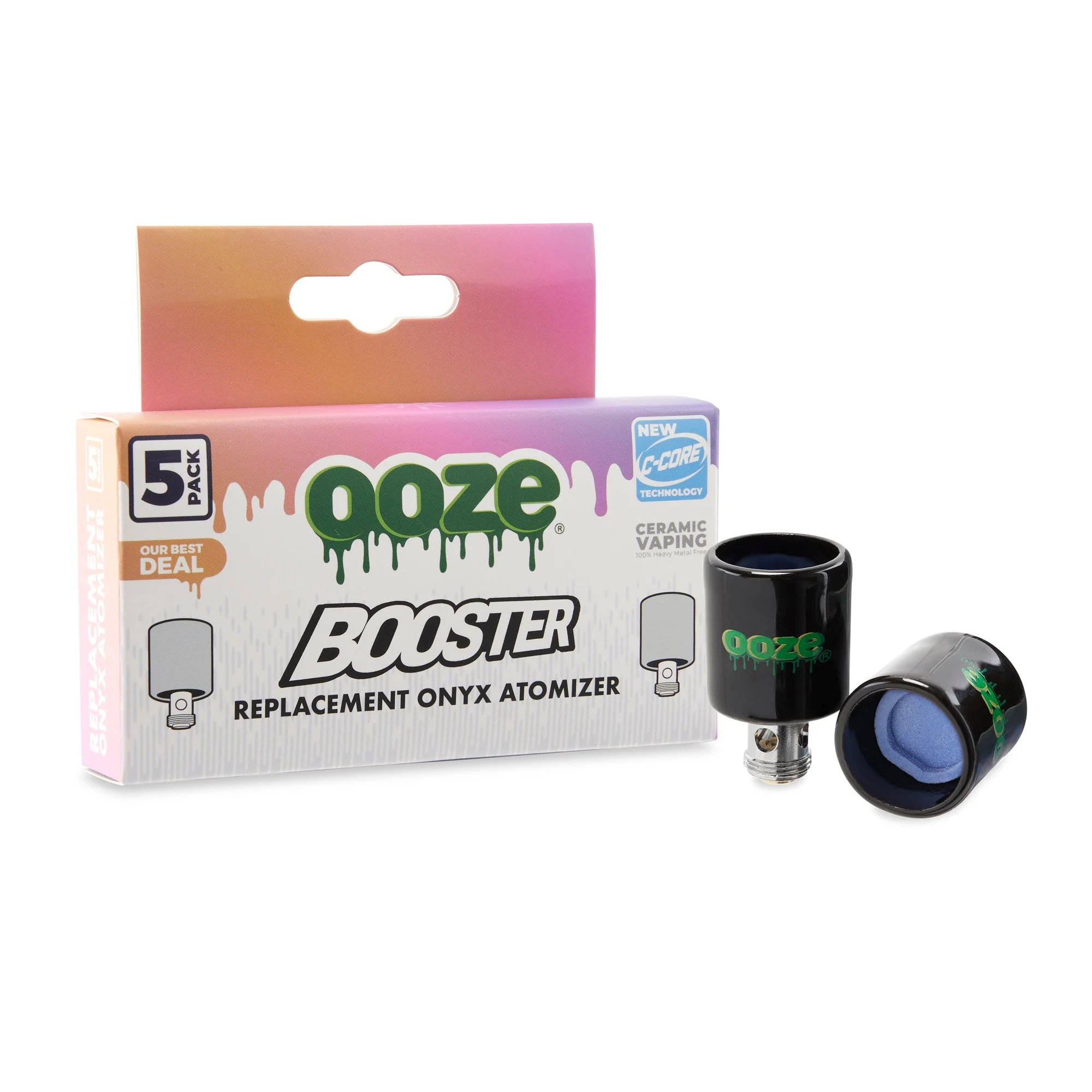 Ooze Booster Replacement Onyx Atomizer 5-Pack