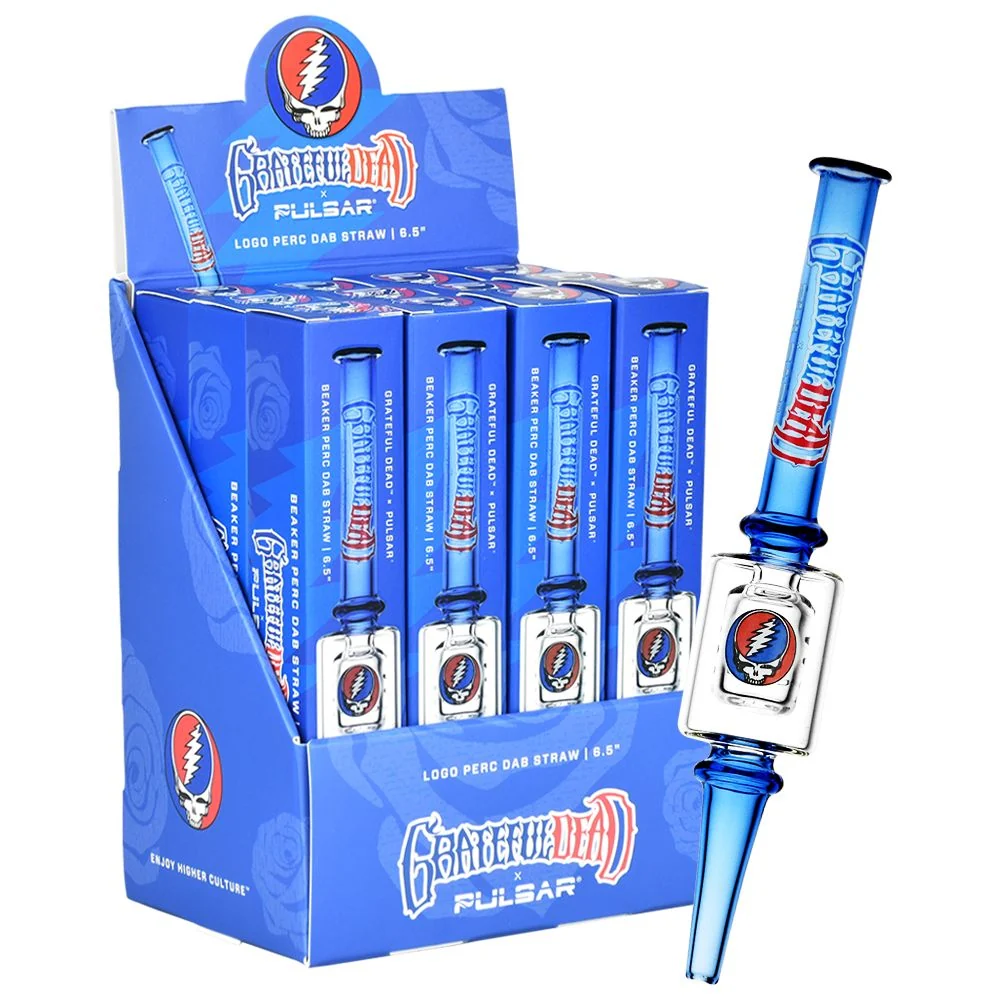Grateful Dead x Pulsar Steal Your Face Dab Straw