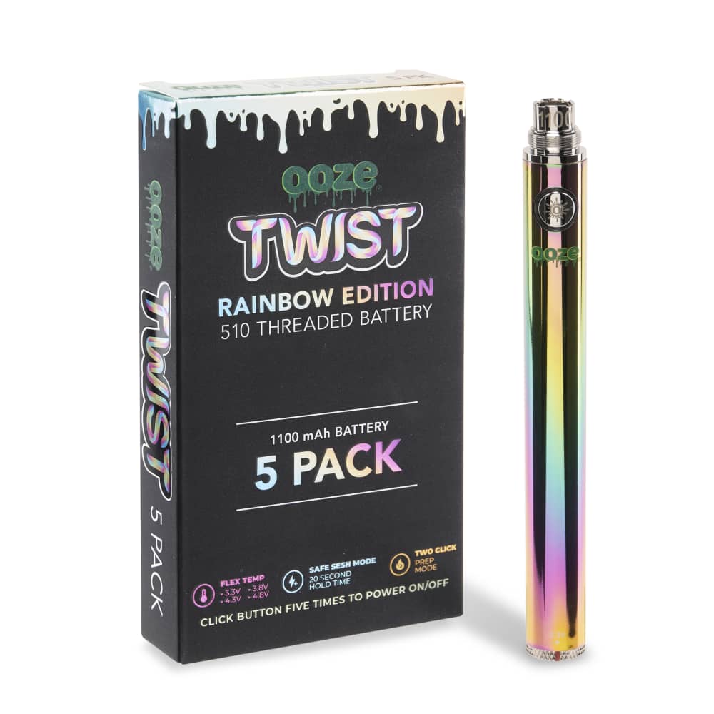 Ooze Twist 1100mAh Battery - 5 Pack