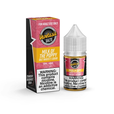 Vapetasia Salts Milk of The Poppy 30ml E-Juice