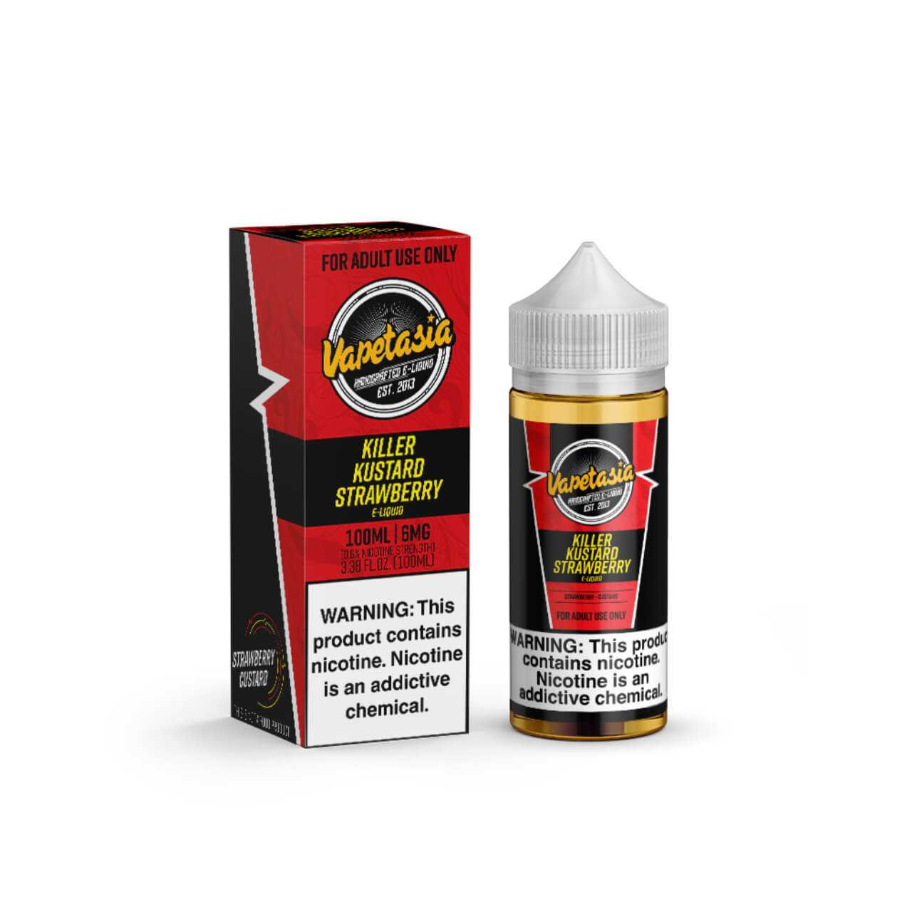 Vapetasia Killer Kustard Strawberry E-juice 100ml
