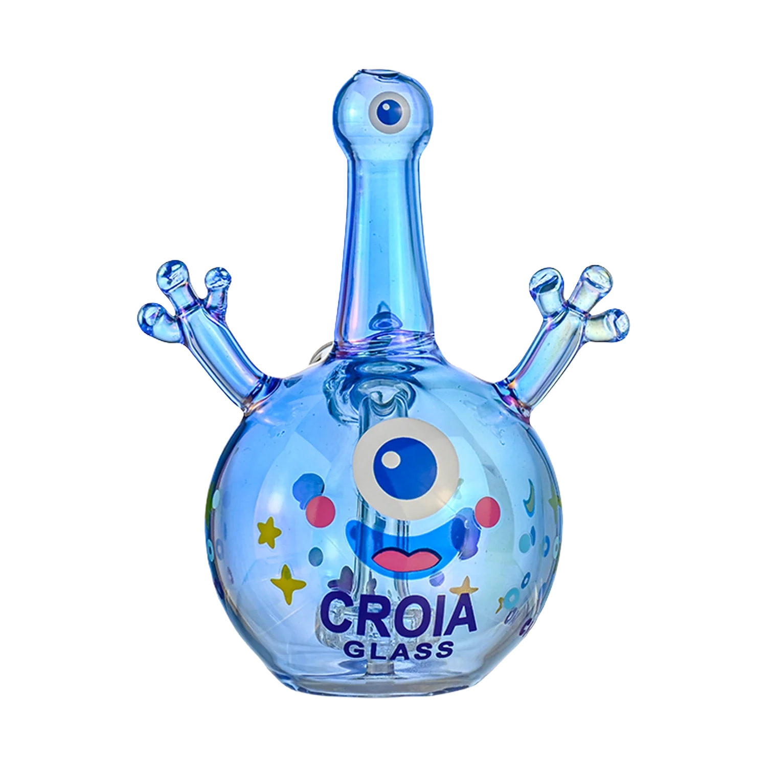 Croia Glass Cyclops Monster Mini Dab Rig with Showerhead Perc