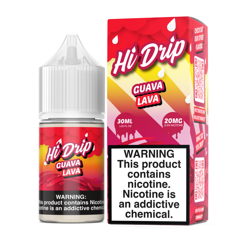 Guava Lava Nic Salt Vape Juice 30ml Hi Drip