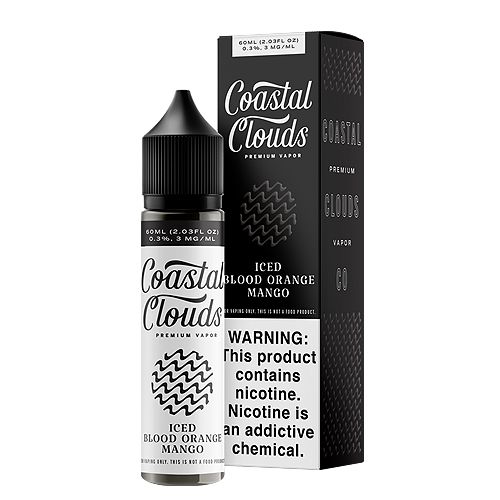 Iced Blood Orange Mango E-liquid by Coastal Clouds - (60mL)