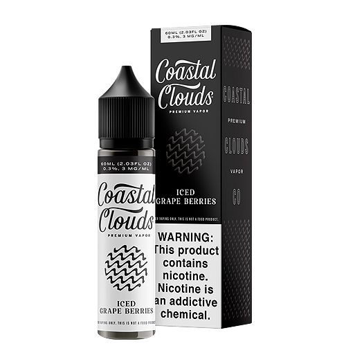 Iced Grape Berries E-liquid by Coastal Clouds - (60mL)