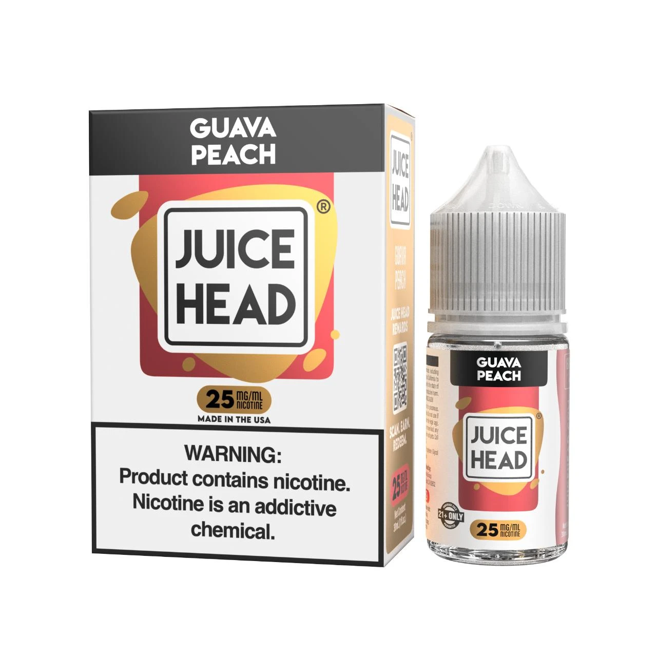 Guava Peach Salts 30ml E-Juice by Juice Head