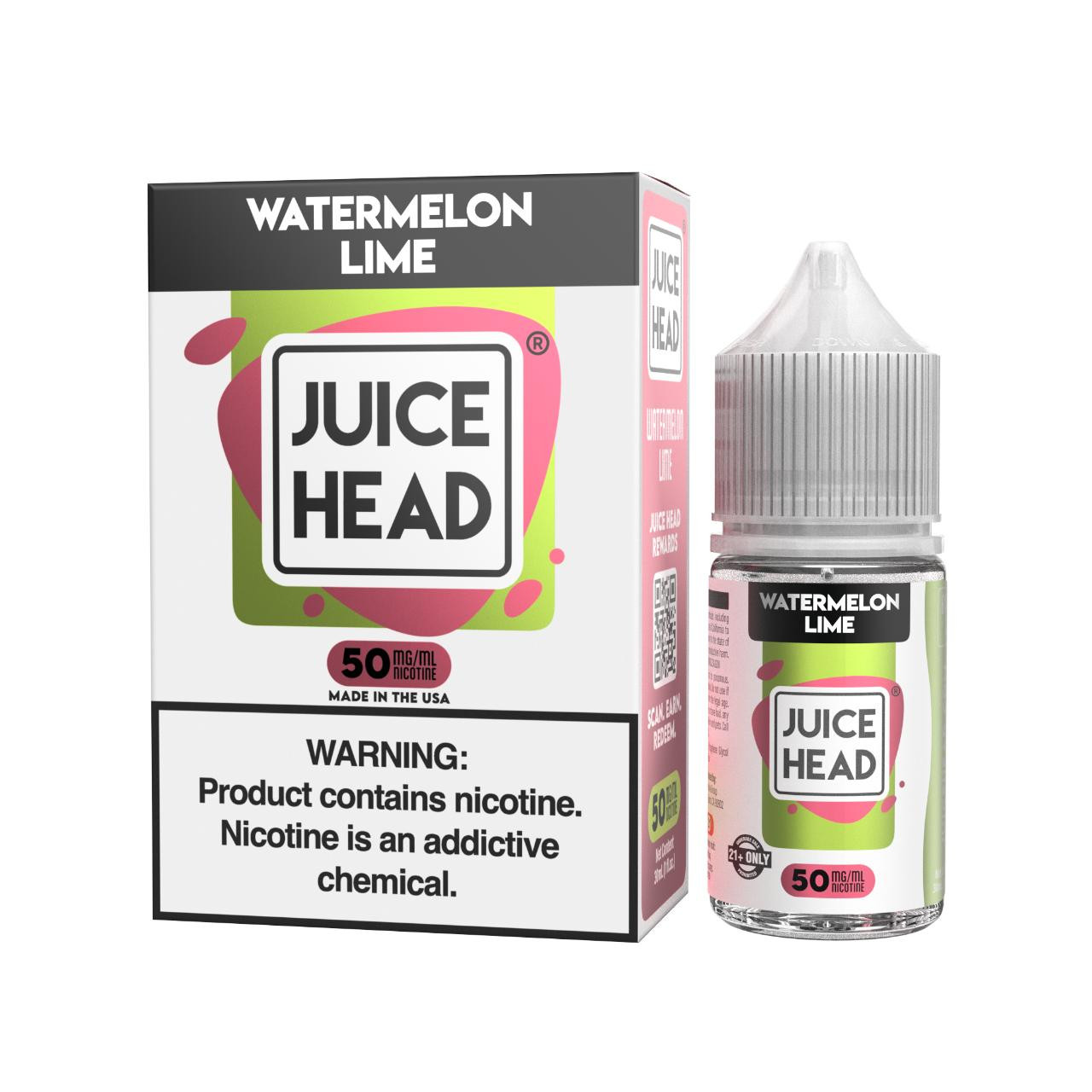 Juice Head Watermelon Lime Salts 30ml E-Juice