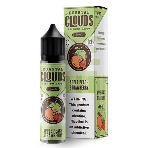 Coastal Clouds Apple Peach Strawberry 60ml