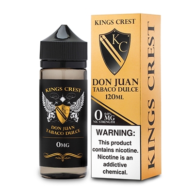 Don Juan Tabaco Dulce by King's Crest 120mL E-Liquid