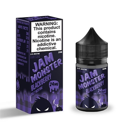 Blackberry Salt E-Juice by Jam Monster E-Liquid 30ML