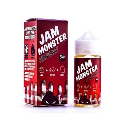 Strawberry Jam E-Liquid 100ml by Jam Monster
