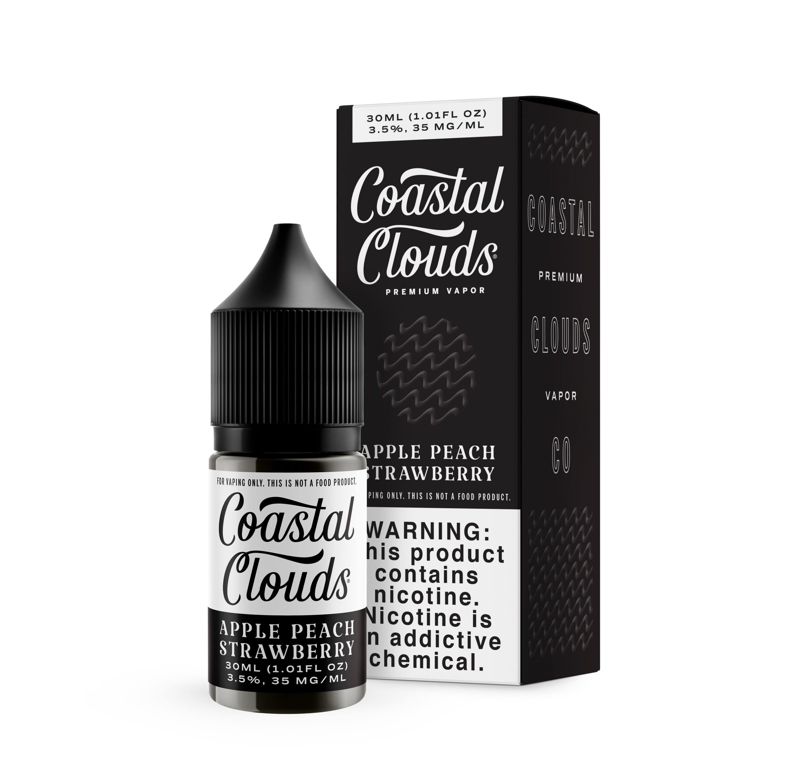 Apple Peach Strawberry Salt Coastal Clouds 30ml - ProVape