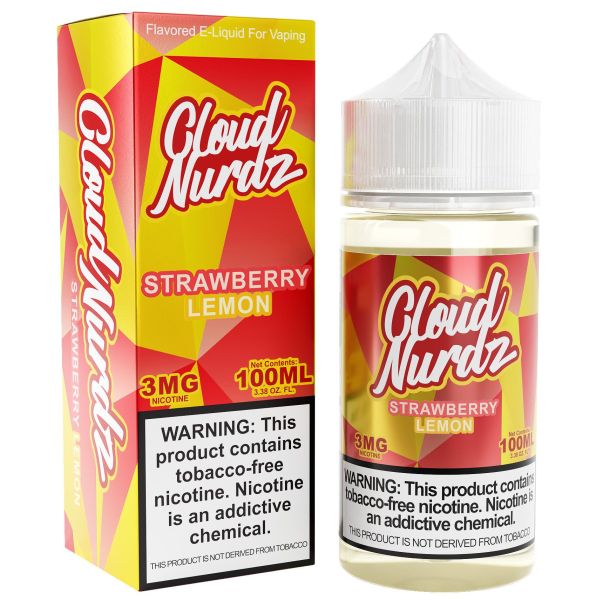 Cloud Nurdz TFN Strawberry Lemon E-Liquid - (100mL)