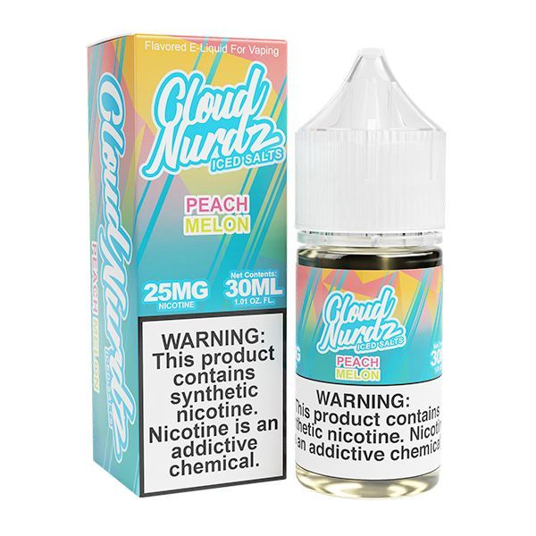 Cloud Nurdz Salts Peach Melon Iced 30ml
