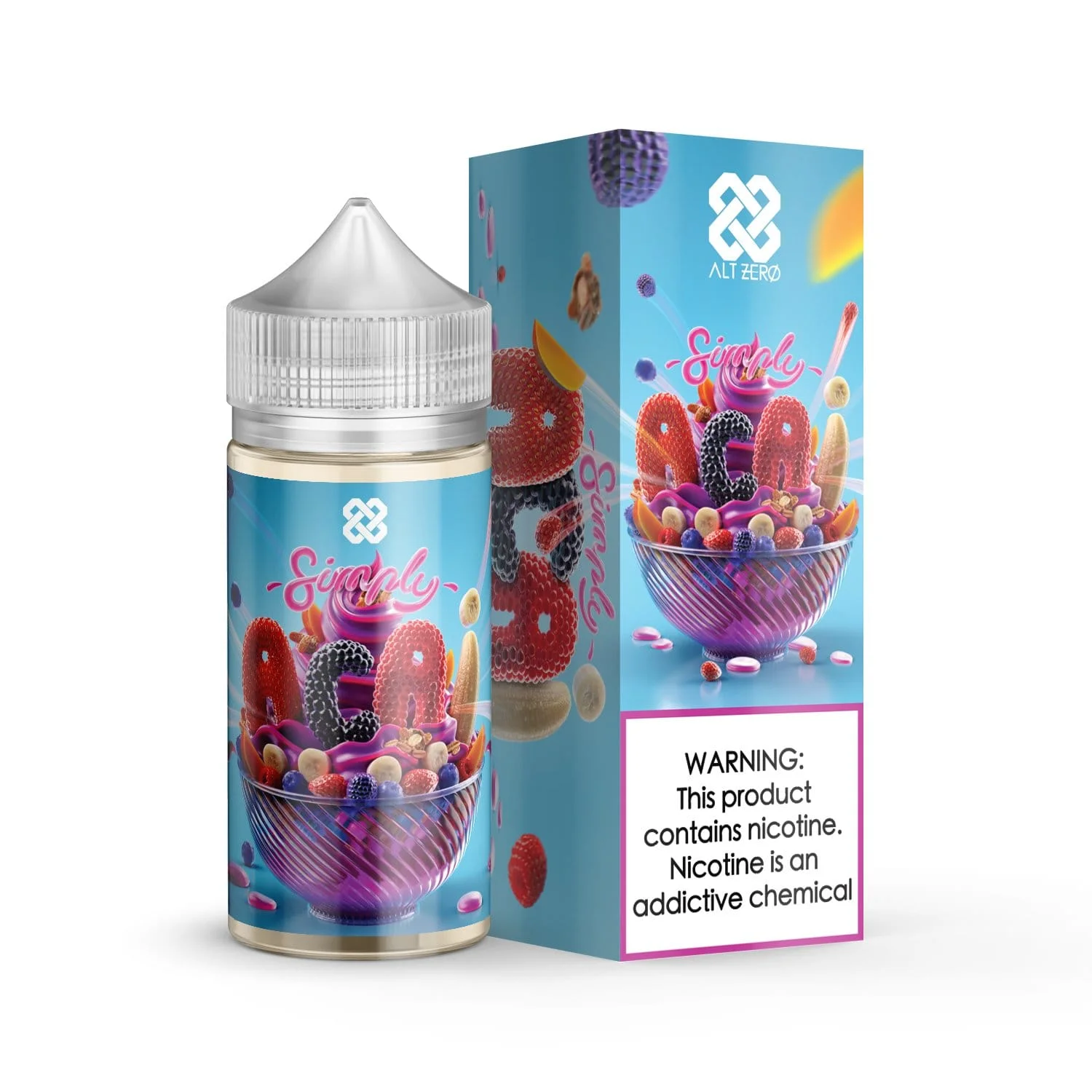 alt zero simply acai 100ml vape juice