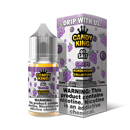 candy king bubblegum salt grape 30ml nic salt vape juice