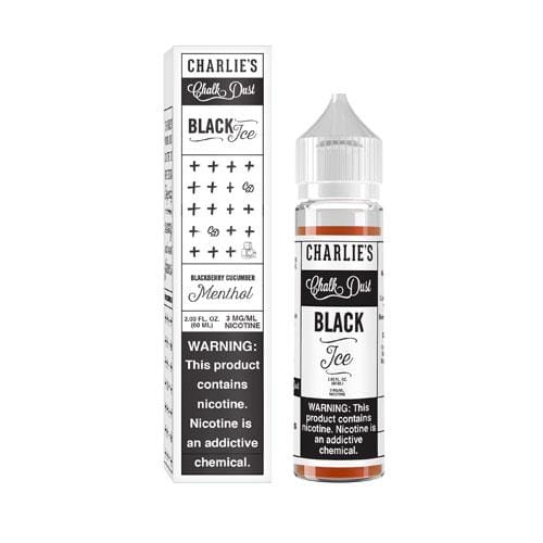 charlies chalk dust black ice 60ml vape juice