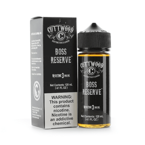 cuttwood boss reserve 120ml vape juice