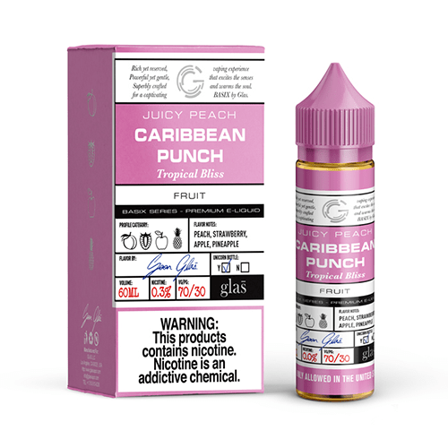 glas basix series vape juice caribbean punch 60ml