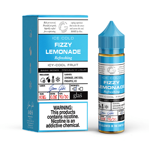 glas basix series vape juice fizzy lemonade 60ml