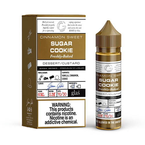 glas basix series vape juice sugar cookie 60ml