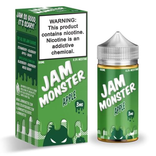 jam monster apple 100ml vape juice