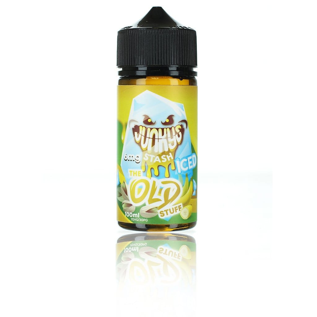 junkys stash the old stuff iced 100ml vape juice