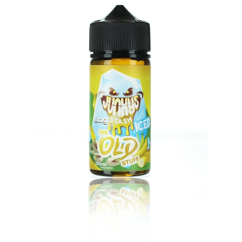 junkys stash the old stuff iced 100ml vape juice