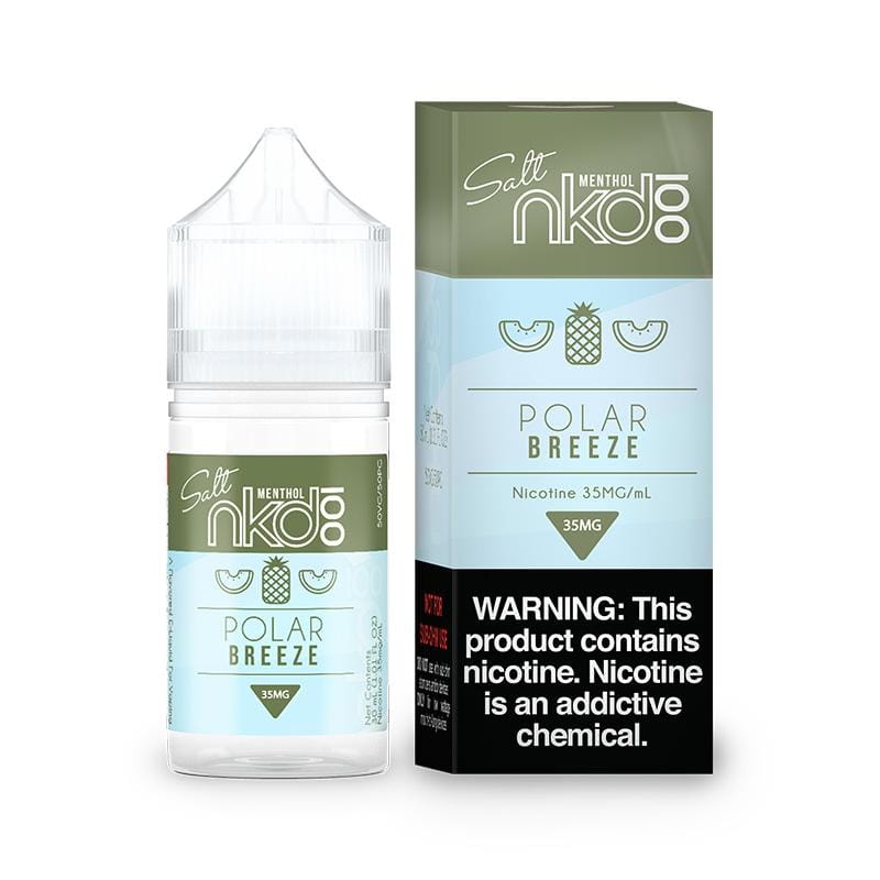 naked 100 salts frost bite polar breeze 30ml nic salt vape juice