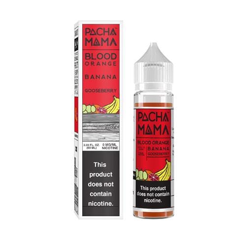 pachamama blood orange banana gooseberry 60ml vape juice