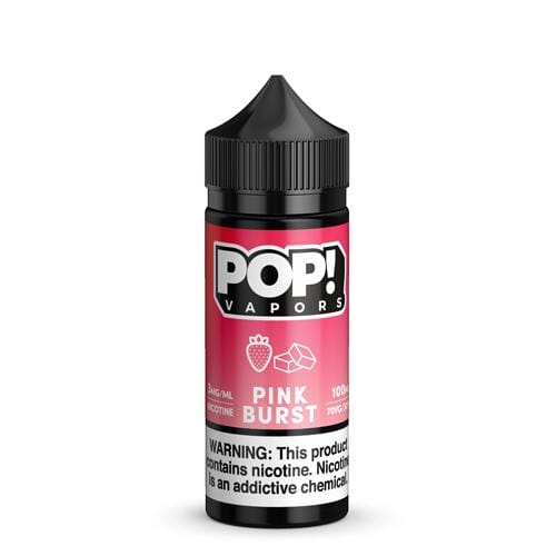 pop vapors pink burst 100ml vape juice