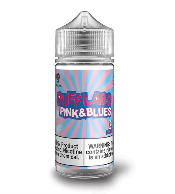 puff labs pink blues 100ml vape juice