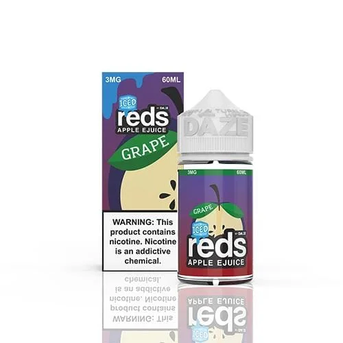 reds apple grape iced 60ml vape juice
