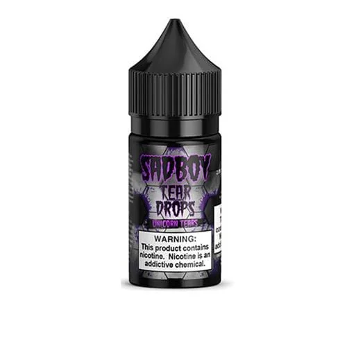 sadboy tear drops unicorn tears 30ml nic salt vape juice