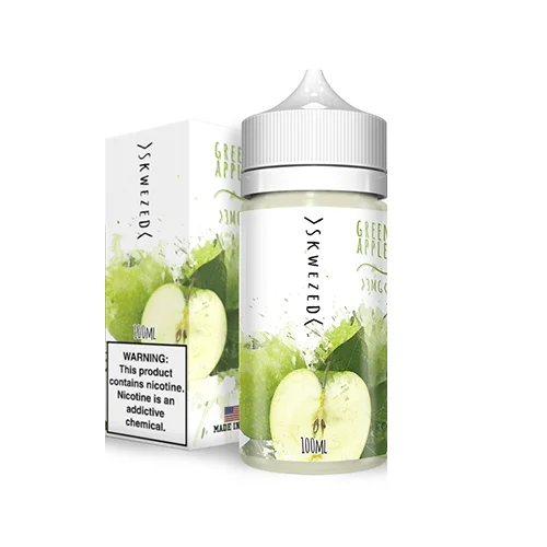 skwezed green apple 100ml vape juice