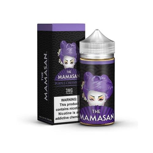 the mamasan purple cheesecake 100ml vape juice