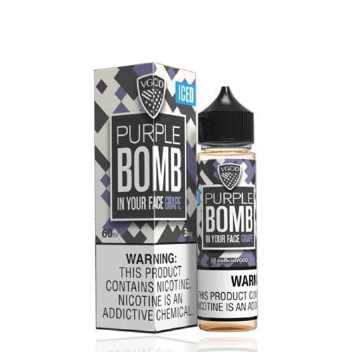 vgod purple bomb iced 60ml vape juice