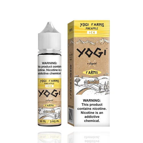 yogi farms pineapple ice 60ml vape juice