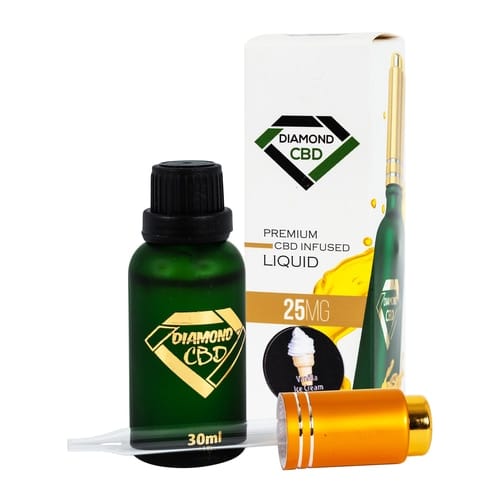 diamond cbd flavored cbd oil vanilla ice cream
