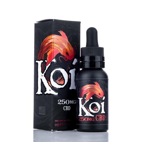 red koi cbd vape juice strawberry milkshake 1