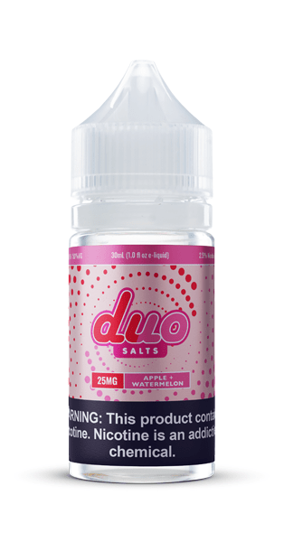 burst duo salts apple watermelon 30ml nic salt vape juice