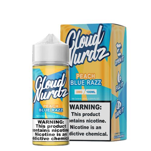 cloud nurdz peach blue razz 100ml vape juice