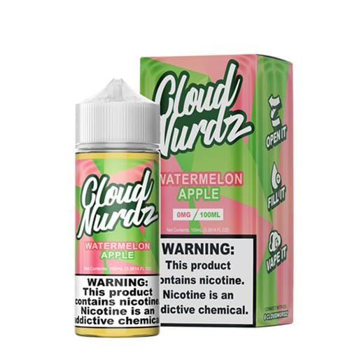 cloud nurdz watermelon apple 100ml vape juice