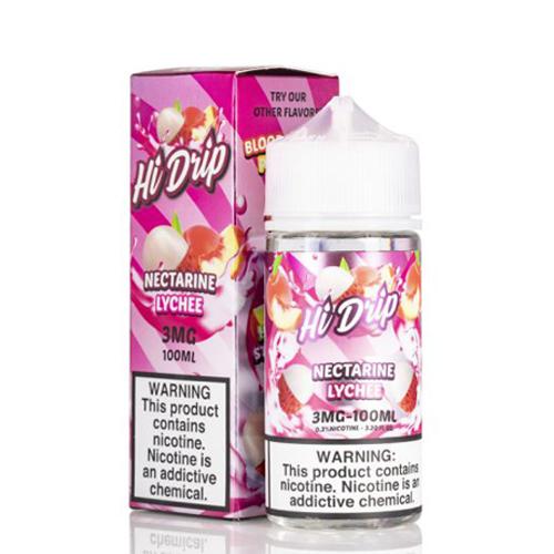 hi drip nectarine lychee 100ml vape juice