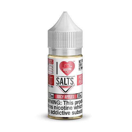 i love salts juicy apples 30ml nic salt vape juice