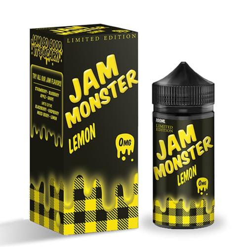 jam monster lemon 100ml vape juice