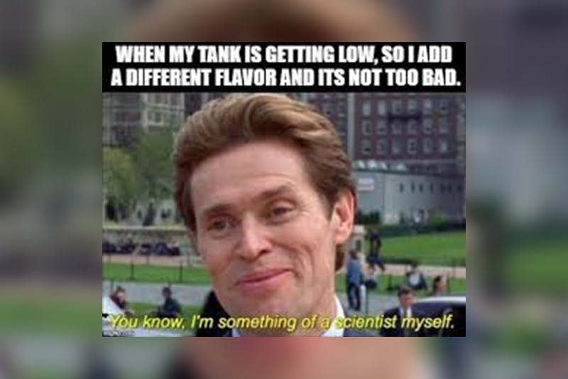 a scientist vape meme