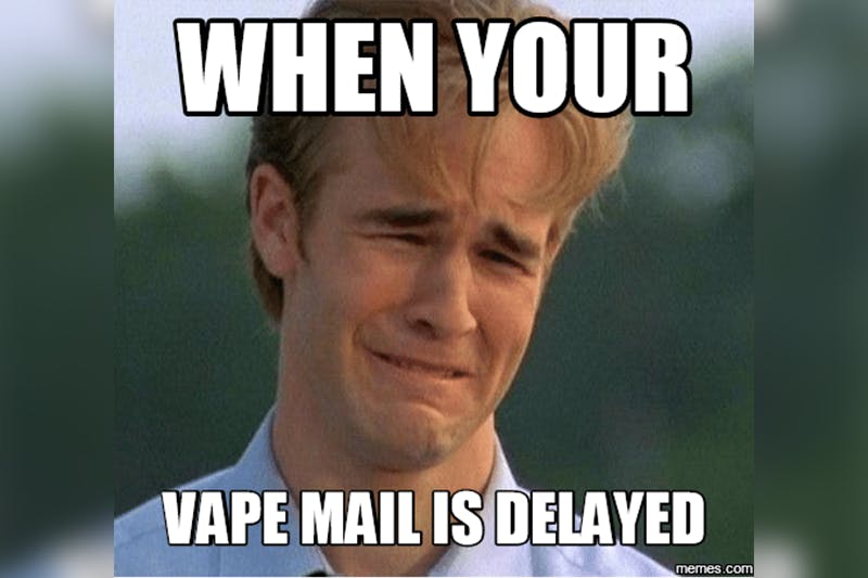 mail vaping meme