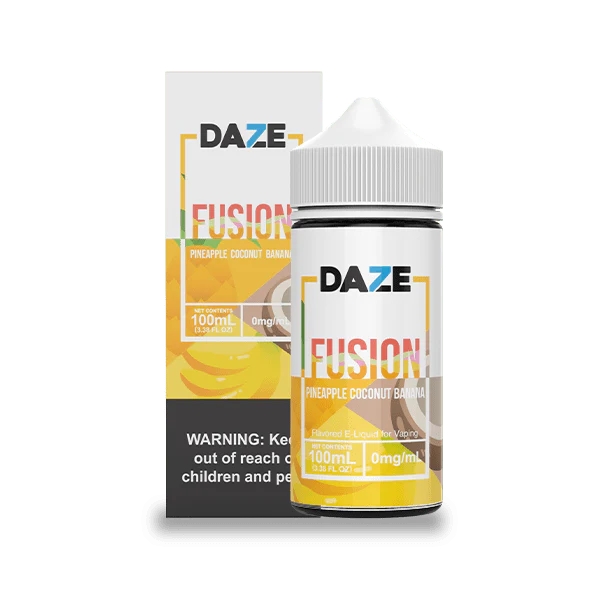 7 Daze Fusion Pineapple Coconut Banana 100ml Vape Juice